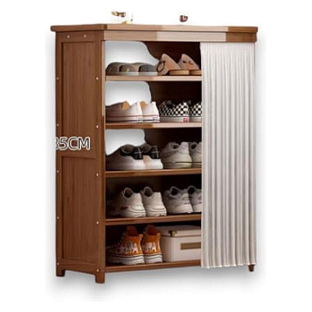 HG-JHH38 - ZAPATERO DE MADERA CON CORTINA (1/1)