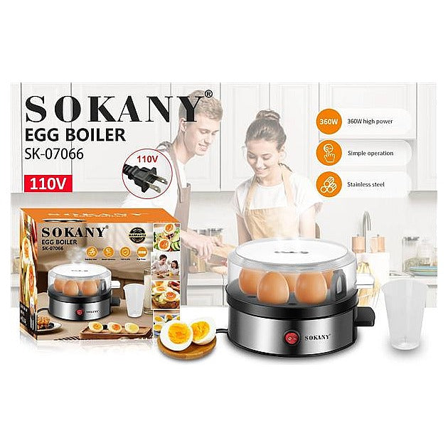 SK-07066 - COCEDOR DE HUEVOS ELÉCTRICO SOKANY (18/1)
