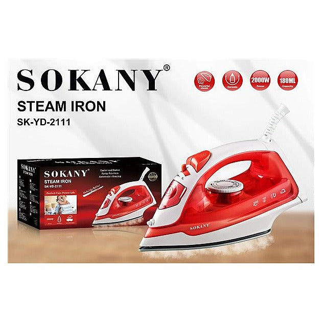SK-YD- 2111 - PLANCHA A VAPOR 2000W 180ML (10/1)