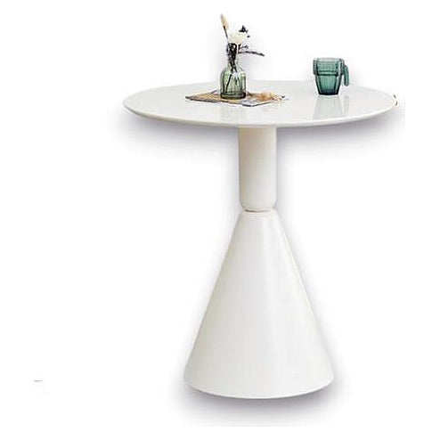 JJ54141 - MESA REDONDA BLANCA 70*70*73 CM (1/1)