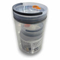 JJ53514 - CANTIMPLORA DE PLÁSTICO TRANSPARENTE 2 PIEZAS (72/1)