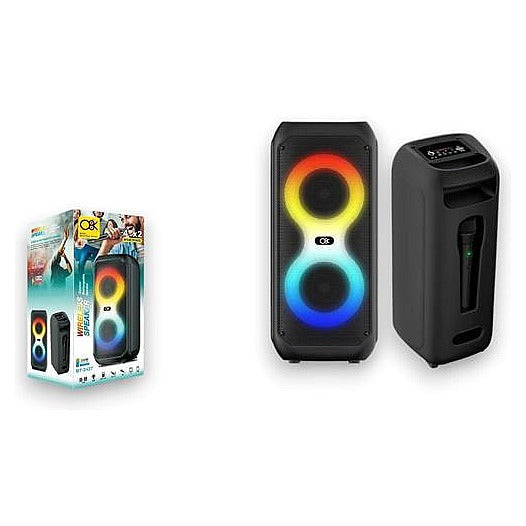 BTG-14 - BOCINA PORTÁTIL CON LUCES LED (16/1)