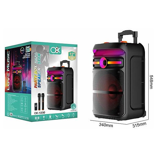 DQ44069 - BOCINA PORTÁTIL CON LUCES LED (1/1)
