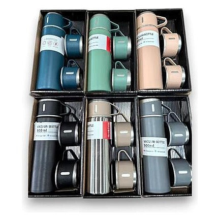 JJ53961 - TERMO DE ACERO INOXIDABLE 500ML CON TAZA (24/1)