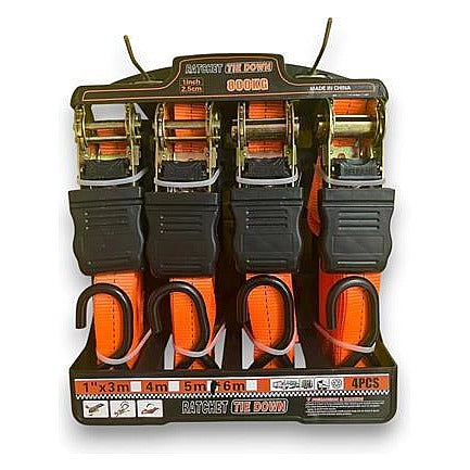 HS-CD437 - SET DE CORREAS DE AMARRE CON TRINQUETE (12/1)