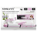 SK-8835 - PLANCHA Y RIZADOR DE CABELLO 3 EN 1 (60/1)