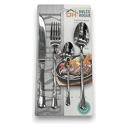KT-ALK28 - SET DE CUBIERTOS DE ACERO INOXIDABLE (100/1)
