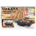 SK-3574 - PARRILLA ELÉCTRICA 2200W 36.5X19CM (6/1)
