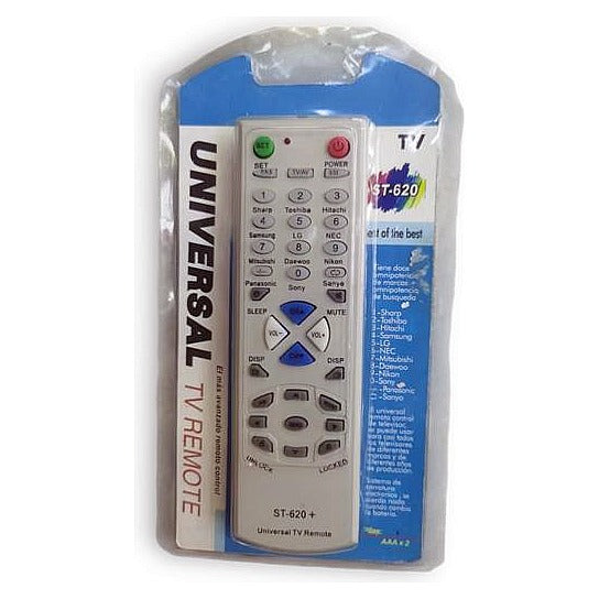 TV-RC1 - CONTROL REMOTO UNIVERSAL PARA TV (100/1)