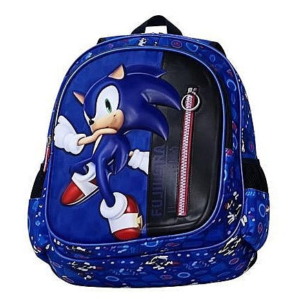 JJ57019 - MOCHILA ESTAMPADA AZUL (120/1)