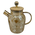 JJ54001 - JARRA DE VIDRIO CON TAPA DECORATIVA (36/1)