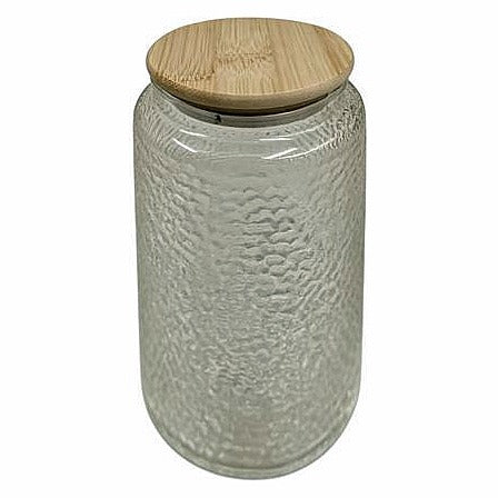 JJ53996 - FRASCO DE VIDRIO CON TAPA DE BAMBÚ (40/1)