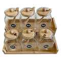 JJ54006 - SET DE FRASCOS PARA ESPECIAS CON CUCHARAS (12/1)