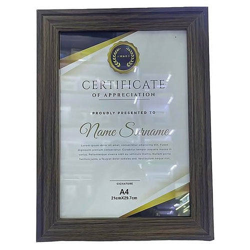 CF-SHP05 - MARCO PARA CERTIFICADO A4 (36/1)