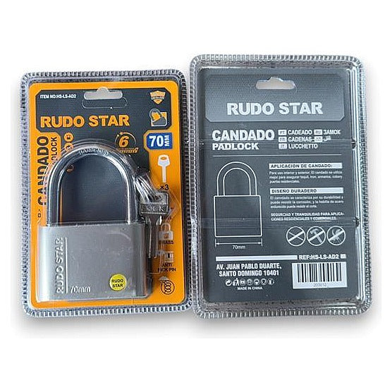 HS-LS-AD2 - CANDADO 70MM CON LLAVES (72/1)