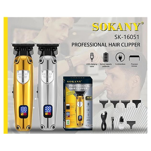 SK-16051 - CORTADORA DE CABELLO PROFESIONAL RECARGABLE (40/1)