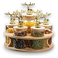 JJ53992 - SET DE FRASCOS CON TAPA DECORATIVA (8/1)