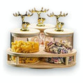 JJ53991 - SET DE FRASCOS CON TAPAS DECORATIVAS (12/1)