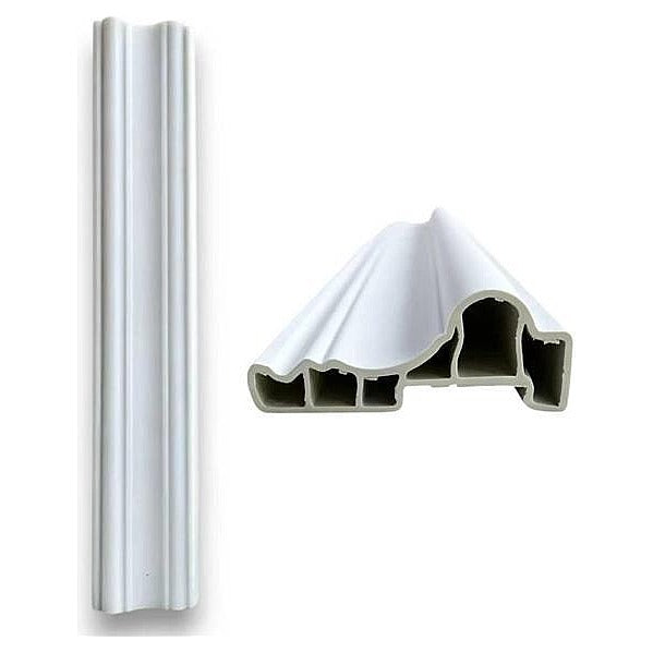 BM-MT-5 - MOLDURA DE PVC BLANCO MATE 6 CM X 2,9 M (32/1)