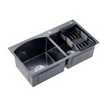 BA-OH6 - FREGADERO DOBLE DE ACERO INOXIDABLE (99/1)