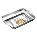 SS-P15 - BANDEJA DE ACERO INOXIDABLE 36*27*4.5 CM (100/1)