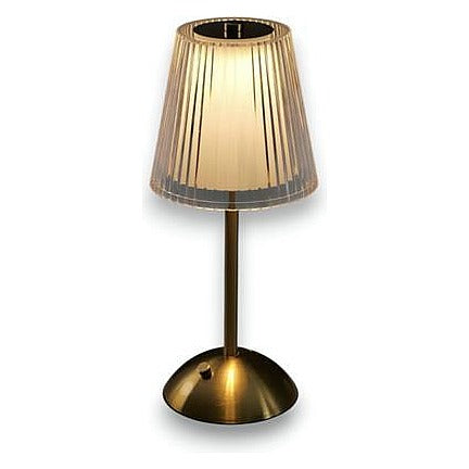 ZM73070 - LÁMPARA DE MESA CON PANTALLA PLISADA (20/1)