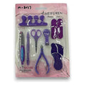 H-LBS55 - SET DE MANICURA PÚRPURA (240/1)