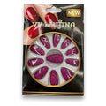 H-LBS90 - UÑAS POSTIZAS COLOR FUCSIA (720/1)