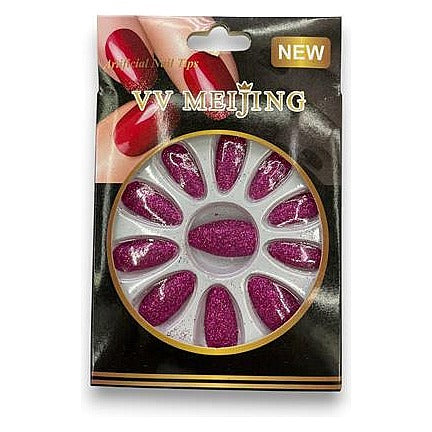 H-LBS90 - UÑAS POSTIZAS COLOR FUCSIA (720/1)