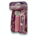 MJ14034 - RULO Y PEINE DE PELO ROSA (720/1)