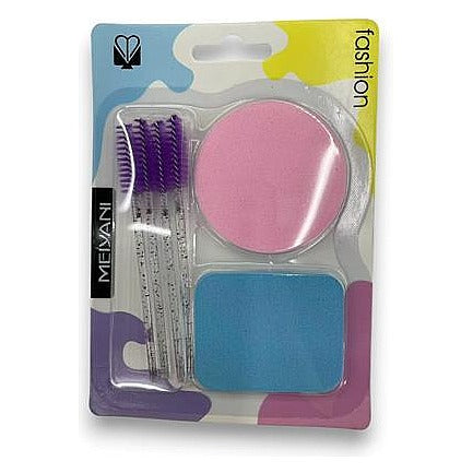 MJ14031 - SET DE ESPONJAS Y CEPILLOS PARA MAQUILLAJE (1200/1)