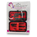 MJ14014 - SET DE MANICURA EN ESTUCHE ROJO (240/1)