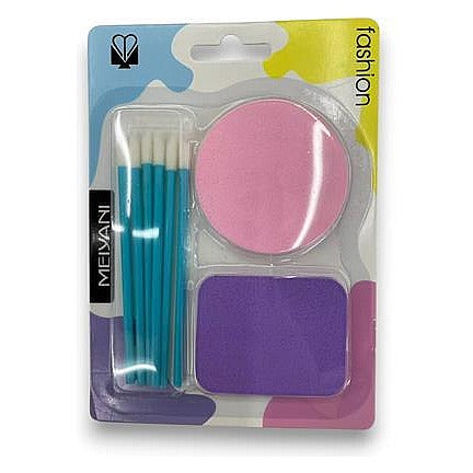 MJ14030 - SET DE ESPONJAS Y APLICADORES DE MAQUILLAJE (1200/1)