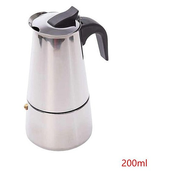 HG-D-SCP6 - CAFETERA MOKA DE ACERO INOXIDABLE 200ML (36/1)
