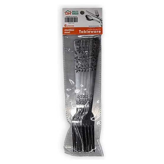 KT-OC014 - SET DE CUCHARAS DE ACERO INOXIDABLE 6 PIEZAS (100/1)