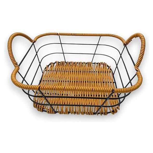CH85-095 - CESTA DE ALAMBRE Y MIMBRE (48/1)