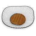 CH85-098 - CESTA DE ALAMBRE Y MIMBRE (48/1)