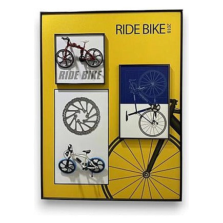 JJ53735 - CUADRO DECORATIVO CON BICICLETAS (6/1)
