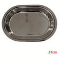 KT-SK196 - BANDEJA OVALADA DE ACERO INOXIDABLE 27CM (120/1)