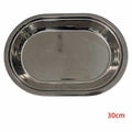 KT-SK197 - BANDEJA OVALADA DE ACERO INOXIDABLE 30 CM (100/1)