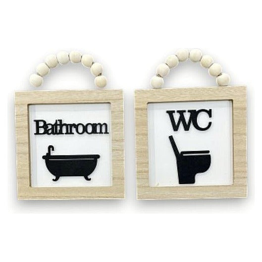 GY32769 - CUADROS DECORATIVOS BAÑO Y WC (288/1)