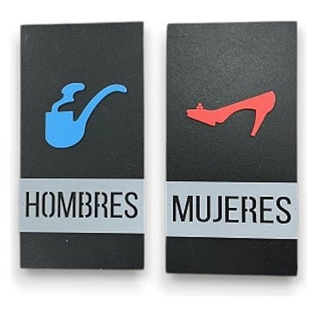 GY32777 - SEÑALÉTICA DE BAÑO HOMBRES/MUJERES (288/1)