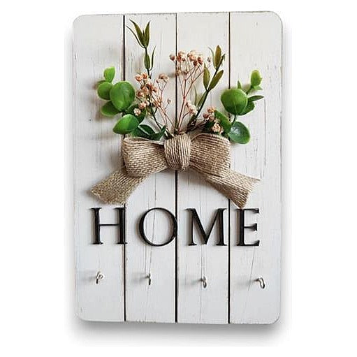 GY32771 - COLGADOR DECORATIVO CON FLORES Y MOÑO (144/1)