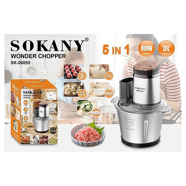 SK-06055 - PROCESADOR DE ALIMENTOS 800W 3L (12/1)