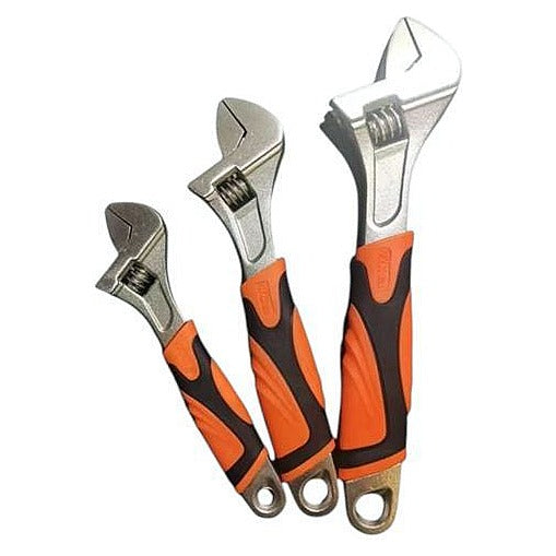 HS-CD370 - LLAVE AJUSTABLE CON MANGO DE GOMA (120/1)