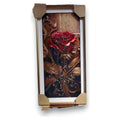HG-DP48 - CUADRO CON ROSA EN RELIEVE 35X65 (20/1)