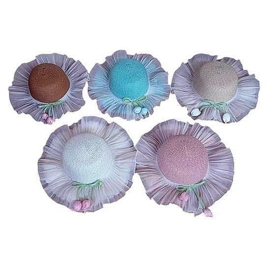 JJ53726 - SOMBRERO CON VISERA DE ENCAJE (240/1)