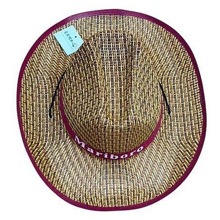 JJ53715 - SOMBRERO DE PAJA CON BORDE ROJO (240/1)