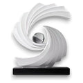 GY32488 - ESCULTURA DECORATIVA ABSTRACTA BLANCA (12/1)