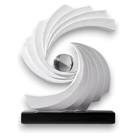 GY32488 - ESCULTURA DECORATIVA ABSTRACTA BLANCA (12/1)